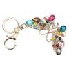 Kristall Schmetterlingsförmiger Schlüsselanhänger Schlüsselring Bling Niedlicher Strass Handtaschenanhänger für Frauen für Autoschlüsselanhänger Tasche Handtasche