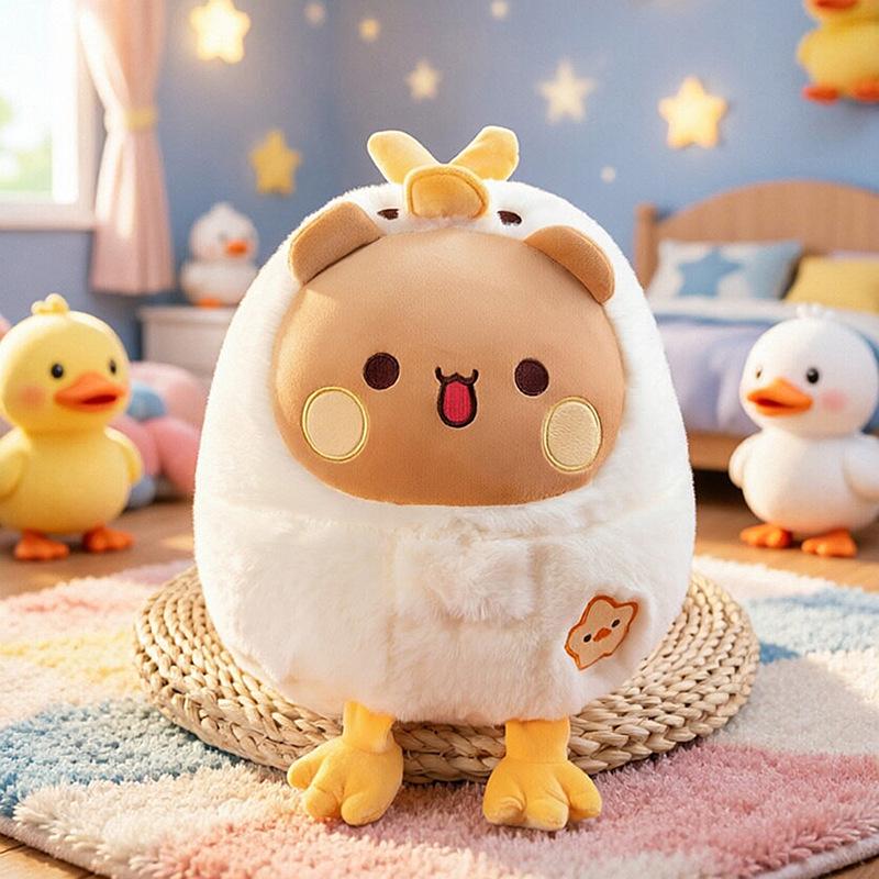 Cute Cartoon Chick Plush Pillow - Little Duck Toy Gift for Girls