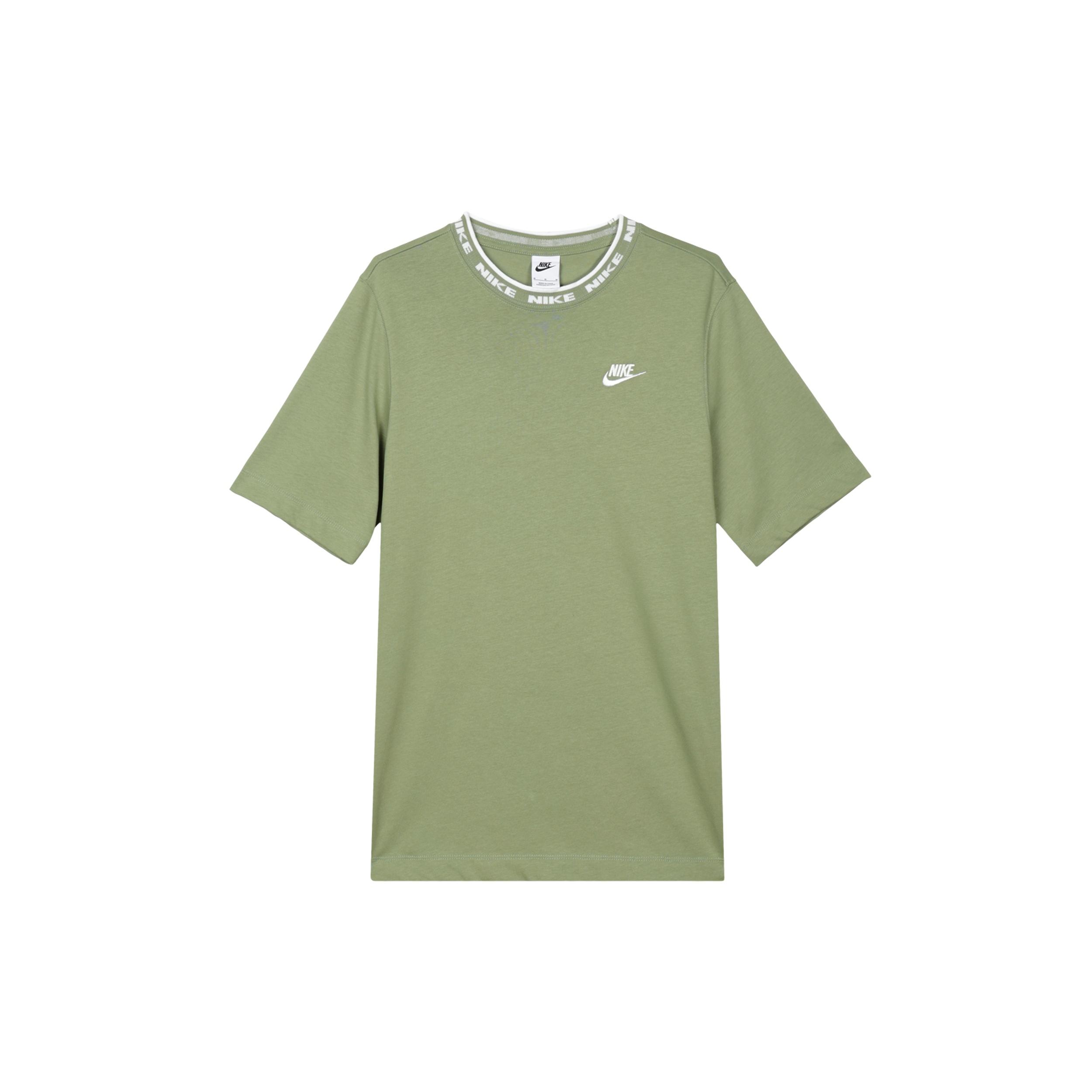 Nike Club Short Sleeve Tops Green Men s FB7310-386 S