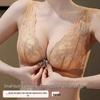 Damen Bügelloser Push-Up-BH mit Frontverschluss - Anti-Hänge-Effekt, Dünner Stil, Seitenstütze und Schönes Rückendesign