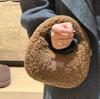 Cute mini lamb wool/2025 autumn and winter new style/wrist bag/messenger bag