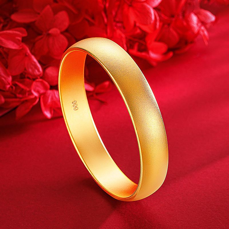 Fashionable Sand Gold Simulated Bracelet For Women Vintage Elegant Gold Plated Wedding Decoration Peacock Bracelet Long