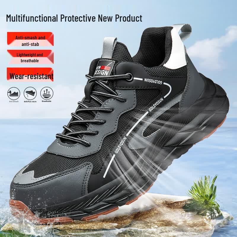 Ruima Lightweight Breathable Anti-Smash Anti-Puncture Safety Shoes 44