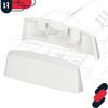 Drainage Cap For Pvc Windows, White Cover, 36 Mm, Set Of 50
