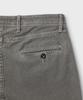 PANICALE Regular Slim Fit Dyed Texture Cotton Pants [Brown]