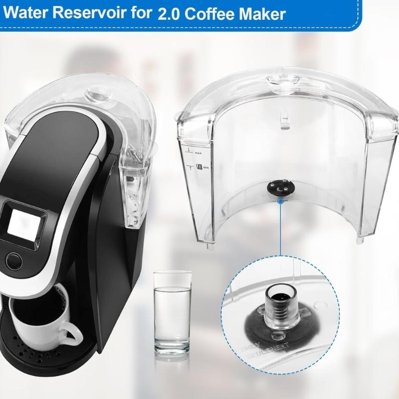 Reservatório de Água para Máquina de Café Comercial Acessório para Máquina de Café Peças de Reposição para Tanque de Água para Modelos K200 K250