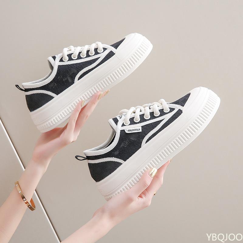 Fashion Women's New white Shoes Summer versatile mesh shoes Thick soled casual comfortable shoe Fashion comfortable Sneakers Zapatos
