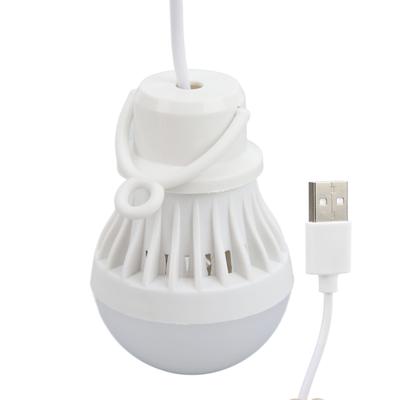 Camping LED-Glühbirne Energiesparende USB-Glühbirne mit Haken für Outdoor-Zelt Wandern Party