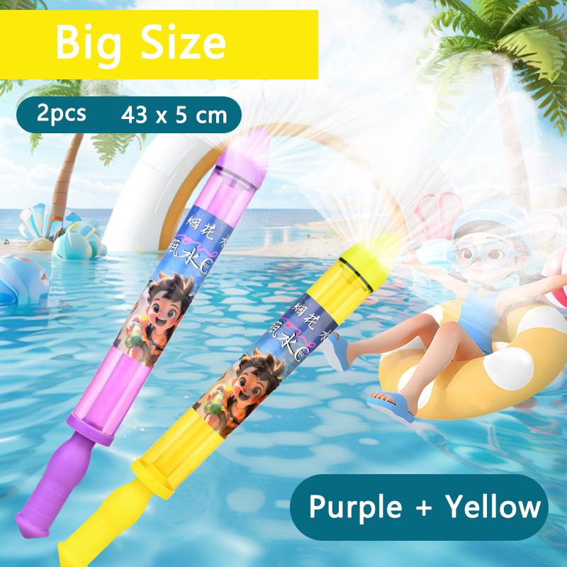 Fireworks Spray Water Gun Kids Toys Outdoor Splash Games Swimming Beach Interactive Pool Lawn Squirt Water Gun Summer Spray Toys