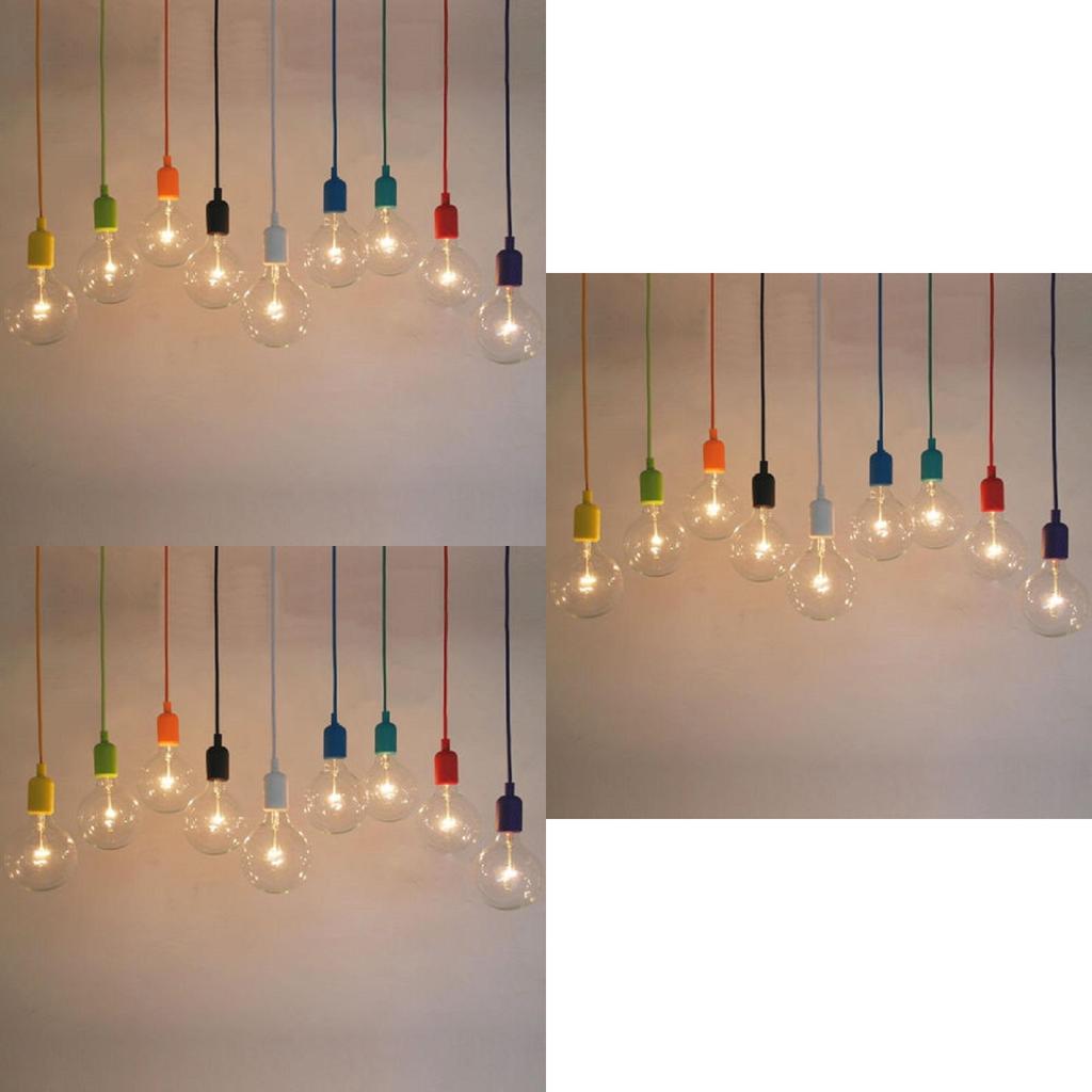 Silikon-Pendelleuchtenfassung mit Steuerung für Vintage-Kronleuchter-Dekor