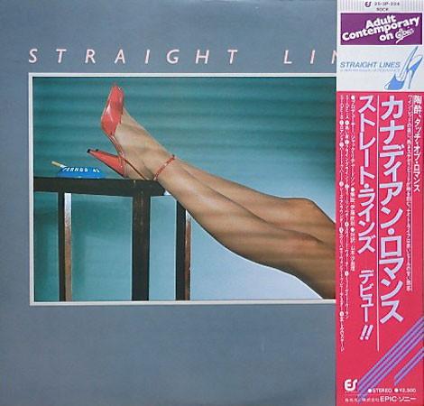

LP Record STRAIGHT LINES - Straight Lines 253P224 EPIC 1980 Japan Rock Used