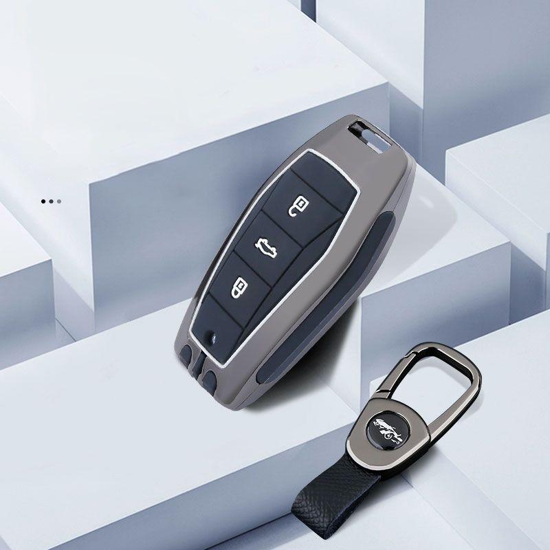 Car Key Case For Jac Sehol Js6 Js8 Js4 Sol Qx E10X E30X E50A X4 X8 X6 T8 T9 Plus A5 E40X E20X Keychain Cover Fob Accessories