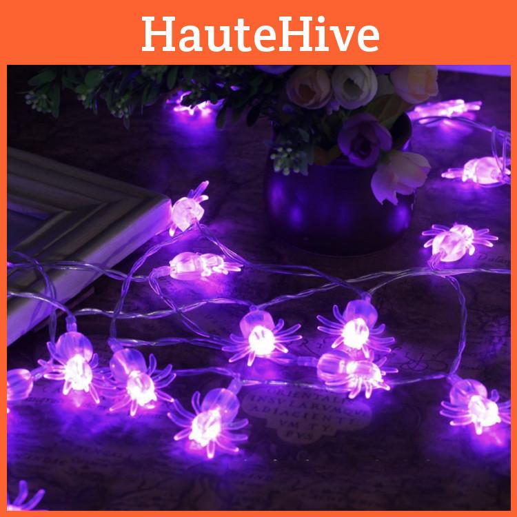 Stylish And Elegant 20 Led Purple String Lights For Halloween Themed Parties