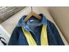 Korean Style Ruffle Denim Skirt Dress for Girls - Spring & Autumn Long Sleeve Trend