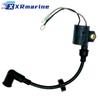 Ignition Coil Assy 61N-85570-10-00 for Yamaha 61N-85570-00 2Str 25HP 30HP C30 Outboard Motor 61N-85570-10 61N-85570 00 18-5113