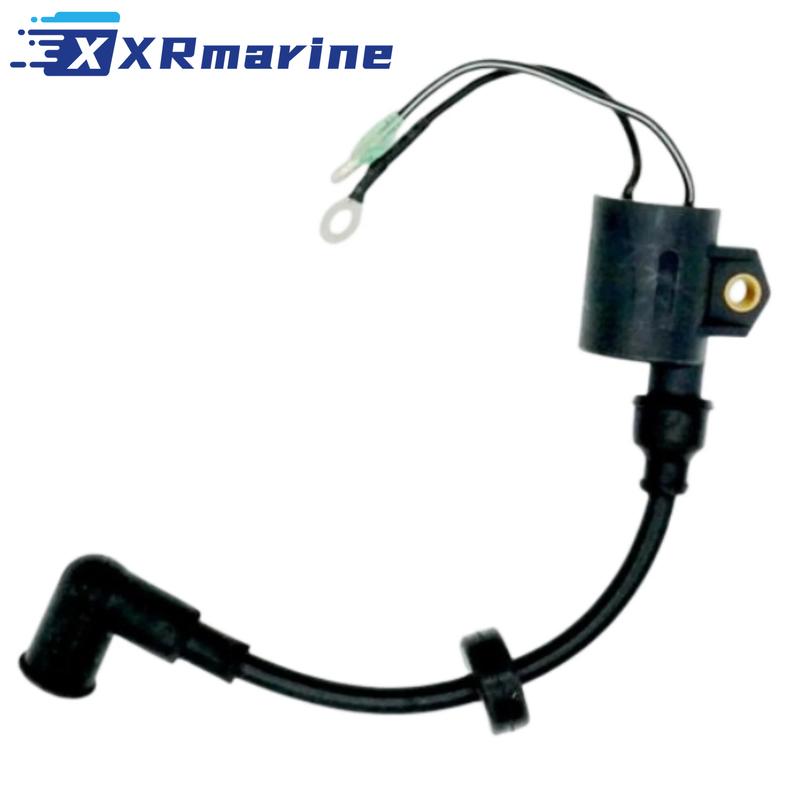 Ignition Coil Assy 61N-85570-10-00 for Yamaha 61N-85570-00 2Str 25HP 30HP C30 Outboard Motor 61N-85570-10 61N-85570 00 18-5113