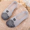 Women Mesh Breathable Shoes Ladies Embroidered One Foot Non-slip Soft Sole Comfortable Breathable Shoes Footwears