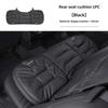 Funda de Asiento Delantero Trasero de Coche Cojín de Cuero de Velour Esterilla Protectora para Respaldo Para Mercedes Benz AMG Clase A B C E S CLK CLA GLE W204 MO1
