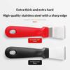 Stainless Steel Kitchen Scraper Nonslip Handle Strong Scraping Power Multi Use for Countertop Food Residue Cleaning