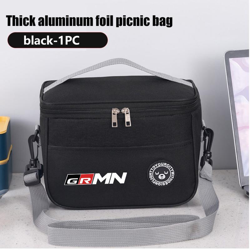 

For Toyota Car Lunch Storage Bag Waterproof Bag Lunch Bag Picnic Food Insulated Crown GR Corolla YARIS Auris C-HR Hilux Vios