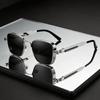 Trendy Retro Steampunk Metal Square Sunglasses - European & American Style