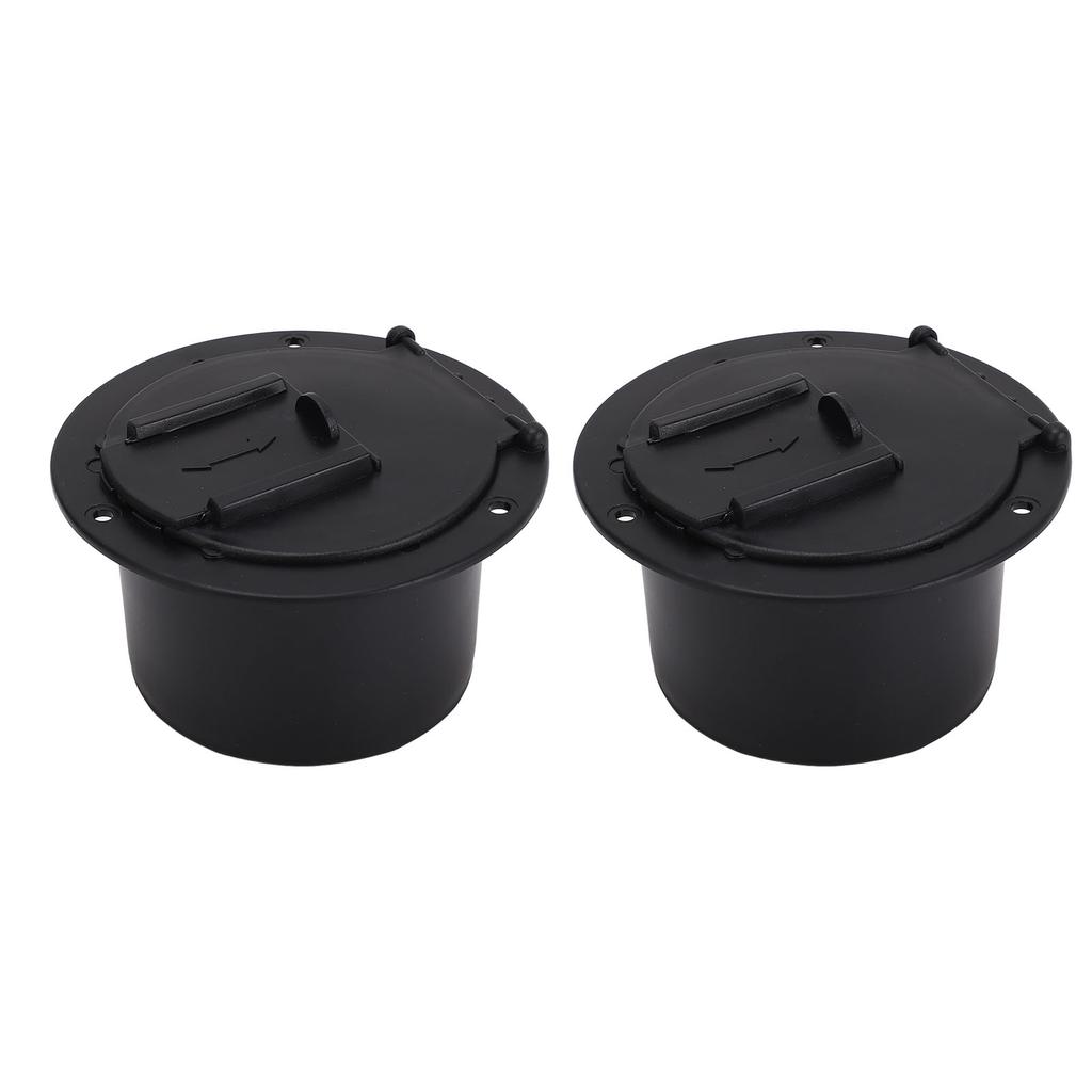 Round Electrical Power Cable for , , , White Power Cable Cover, 2 Sets of ABS Cable