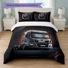 Hombre camión Estampado Juego de Ropa de Cama de 3 Piezas Funda Nórdica Con Dos Fundas de Almohada Ropa de Cama Suave Para Dormitorio del Hogar