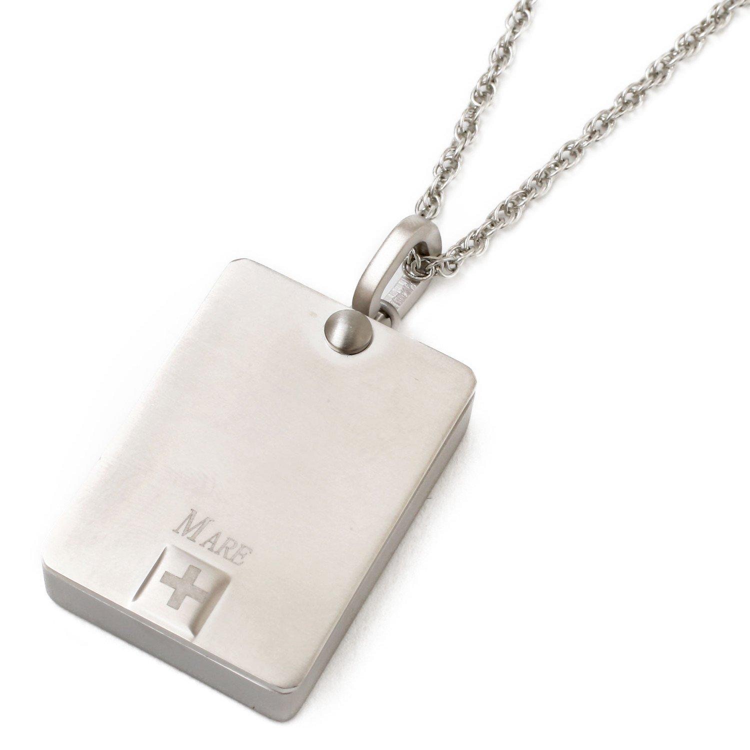 

Walk Pill Case Pendant Necklace Unisex Pure Titanium MARE Sharper Image Magnetic Slide Type [Jewelry Shinsaibashi]