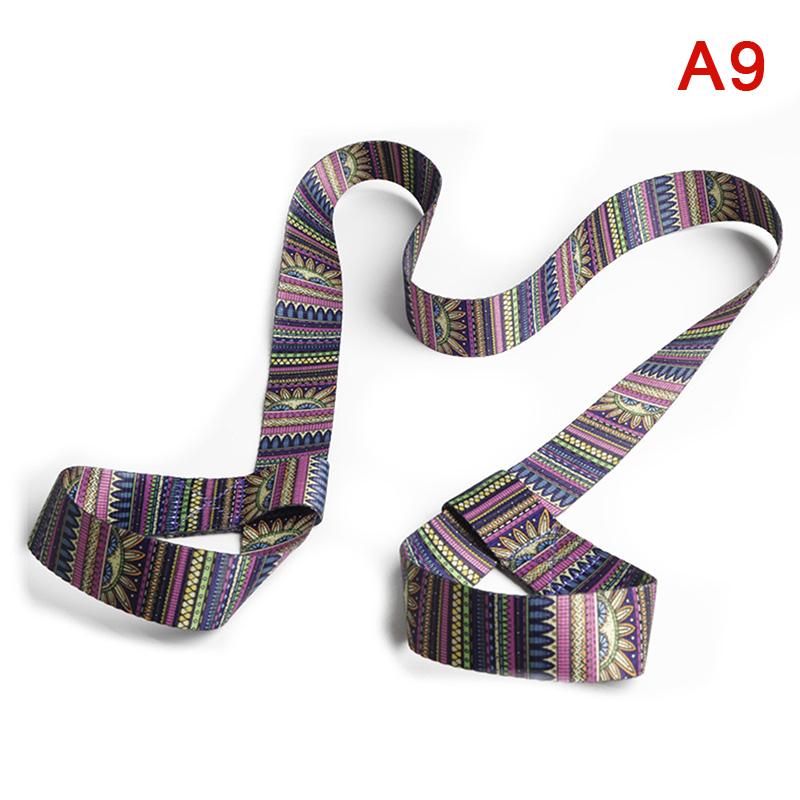 Yoga Mat Strap Belt Adjustable Sports Sling Shoulder Carry Strap Belt Exercise Stretch Fitness Equiment Elastic Yoga Belt