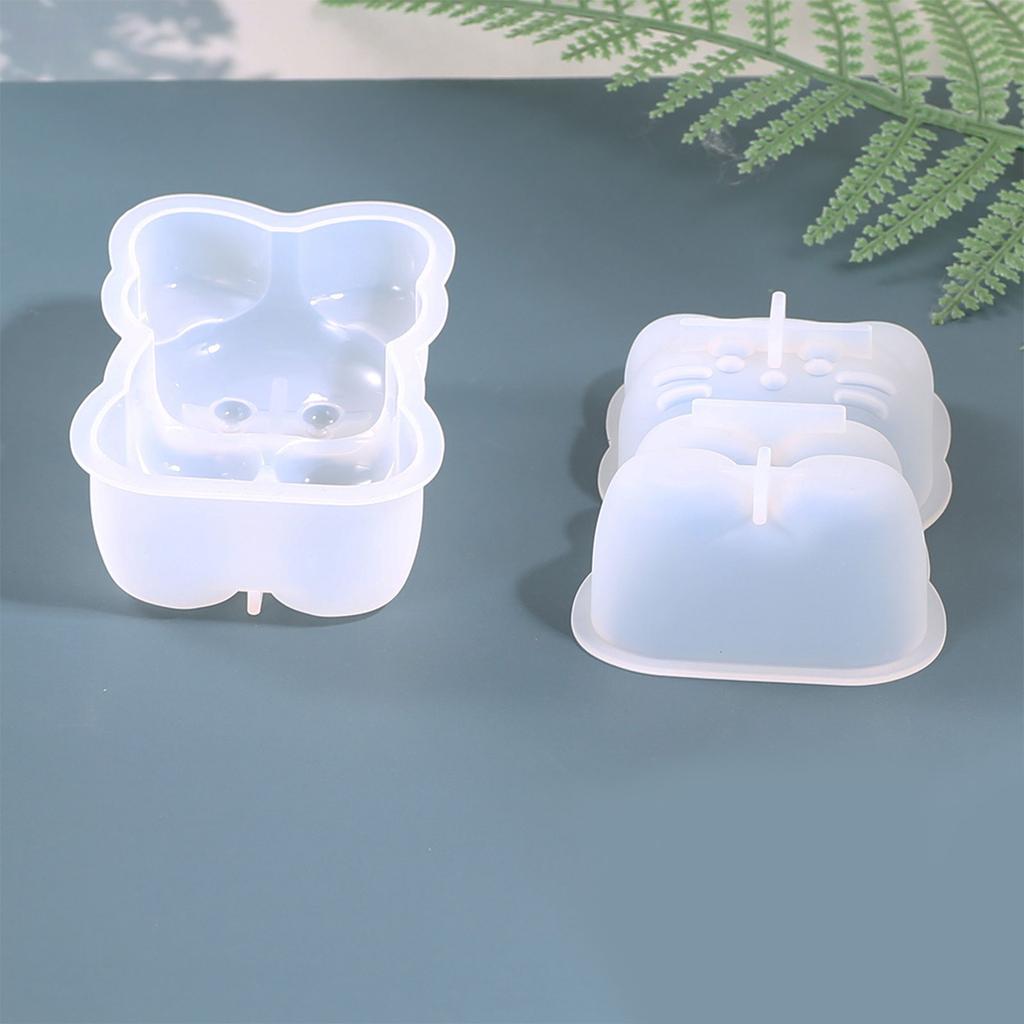 Versatile Cats Display Ornament Silicone Toy Mold for Key Organizers Desk Accessory and Home Decoration Purpose