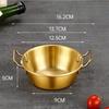Ciotola per Noodles in Acciaio Inossidabile - Ciotole Giapponesi per Ramen/Coreane per Banchan con Manici Multimisura Ciotole per Zuppe e Insalate per Pho, Cereali e Meal Prep