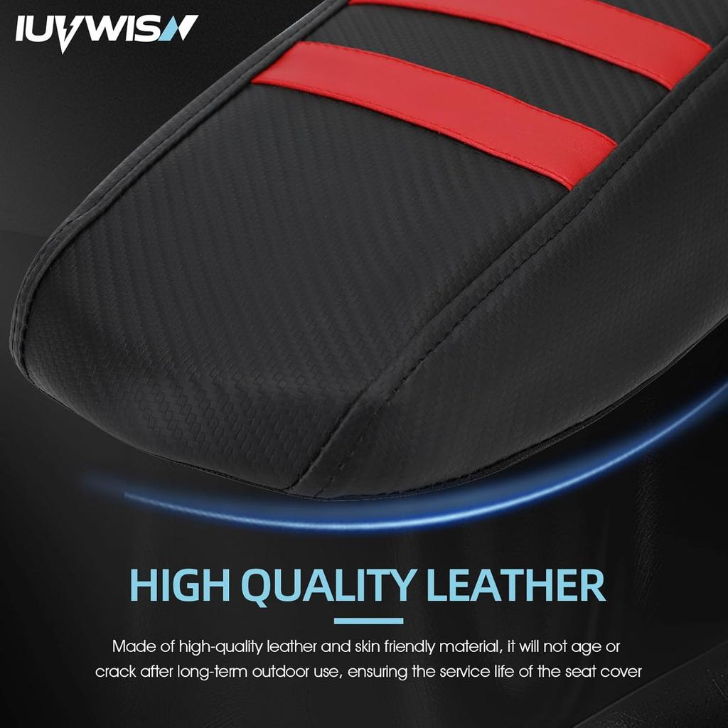 Dirt Bike Seat Cover For Surron Sur Ron LBX Electric Bike Red,High Elastic Leather