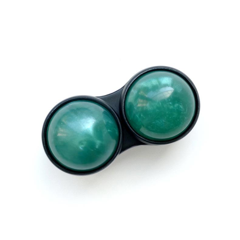 Dual Roller Resin Massage Ball for Muscle Relaxation and Fitness