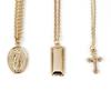 Vintage Personality Exaggerated Madonna Cross Alloy Multilayer Pendant Necklace