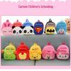 Cute Cartoon Plush Backpack for Toddlers - Double Shoulder, Kindergarten, Early Education, Doll Design