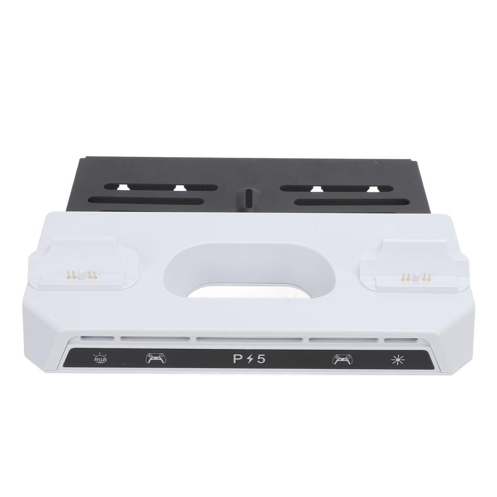 Ladestasjon for spillkontrollere Universell veggmontert laderstativ for kontrollere med RGB-belysning