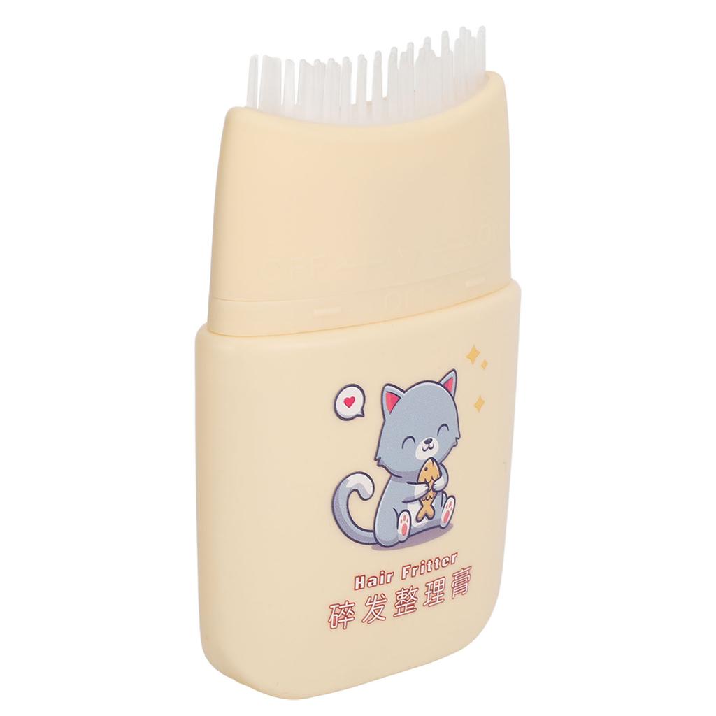 Kids Broken Hair Finishing Stick 80ml Portable Anti Frizz Comb Shaped Hair Wax Stick for Children