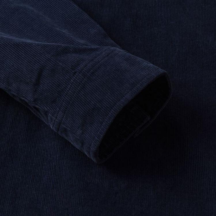 Vans Button-Down Corduroy Long Sleeve Jacket Men Jackets Dark-Blue VN000KV2JDU