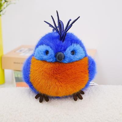 Pretty Mini Pet Bird Plush Toy Fluffy Mini Kiwi Bird Plush Lifelike Appearance 10 Styles Bird Doll Birthday Xmas Gifts
