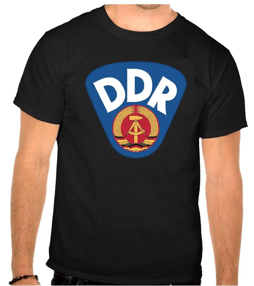 DDR OSSI Coat of Arms Logo Black TShirt 1264 2XL