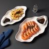 Dumpling Plate, Boiled Shrimp Plate, With Grid Vinegar Plate, Farmhouse Hotel, Restaurant, Restaurant, Special Home Fries Dumpling Plate