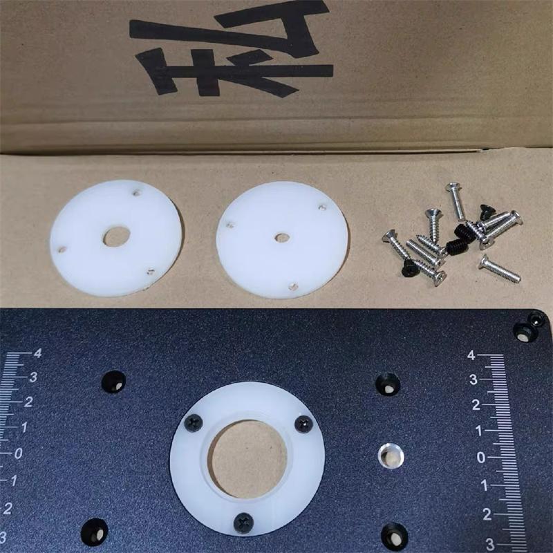Trimming Machine Router Table Insert Plate special Lift Refit Aluminum Flip For Woodworking Work Bench Plunge Router Base