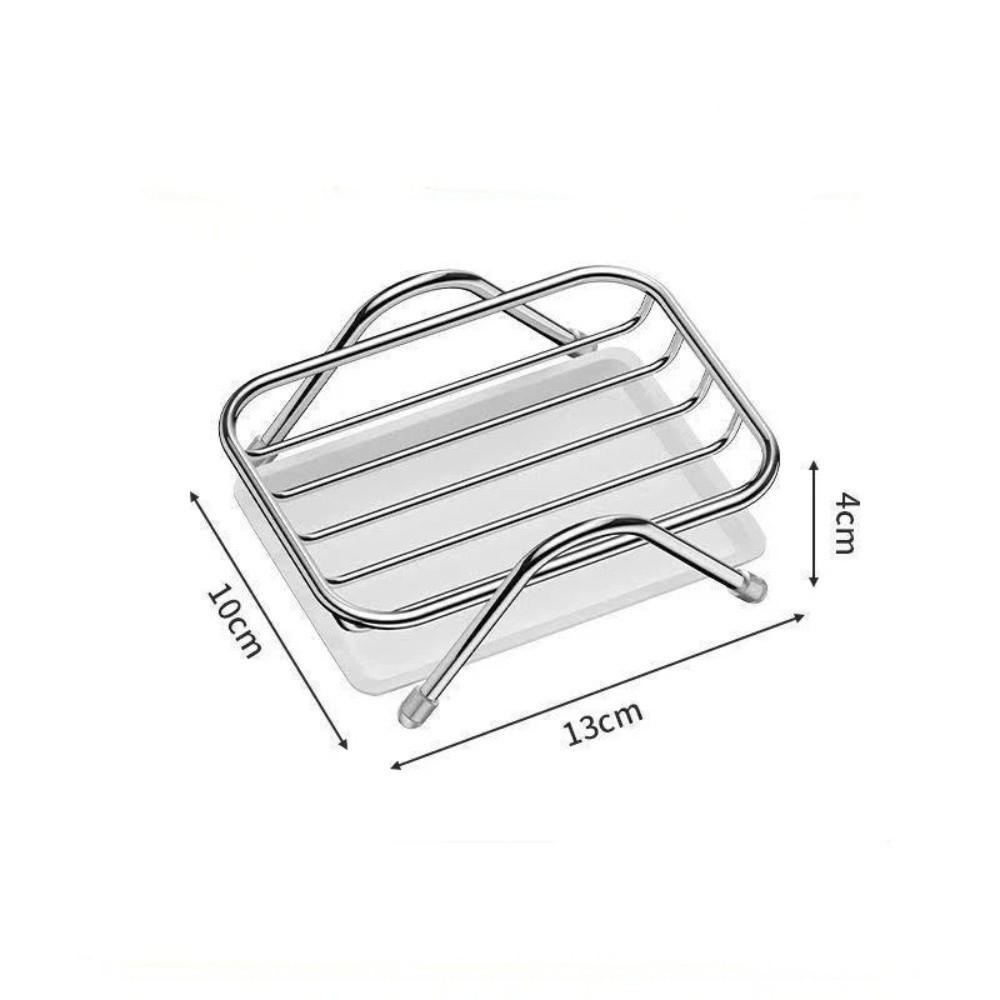 with Tray Stainless Steel Soap Rack Self Draining Bathroom Storage Rack New Soap Tray Bathroom Use