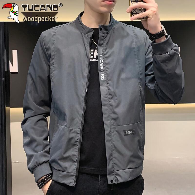 Tucano Men's Stand-Collar Casual Workwear Jacket