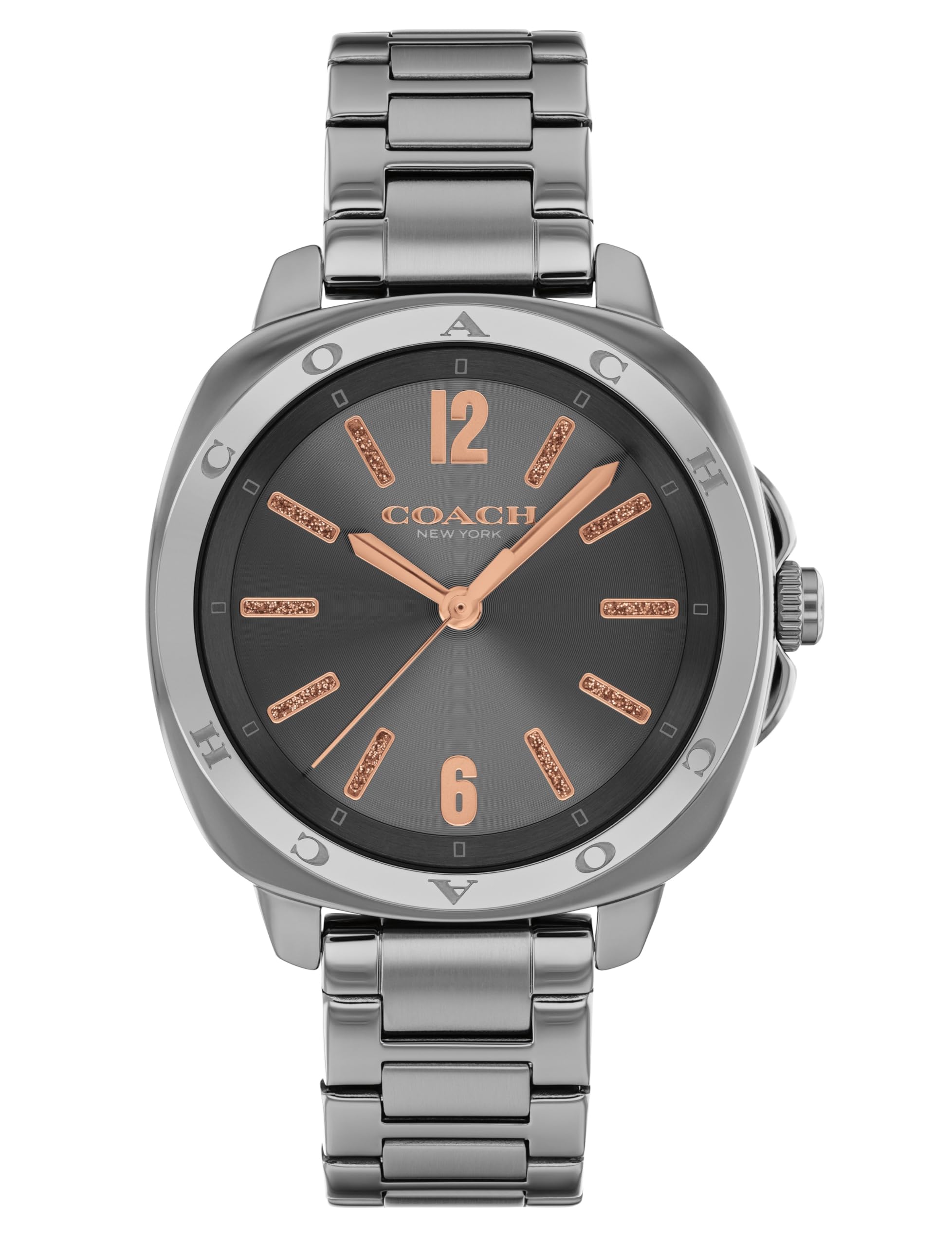Watch KITT Black Dial Stainless Steel Bracelet 14504465 [Coach][Authorized Import] Women s чёрный