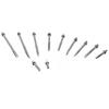 Jazz Drum Rack Claw & Tom Screw Set (6-Pack) – M5 & M6 Sizes for Drum Accessories