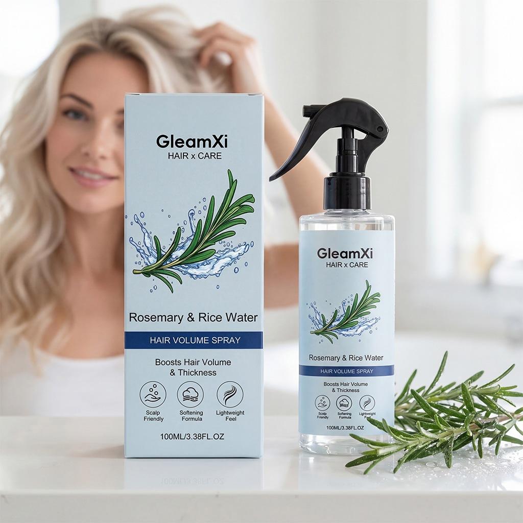 GleamXi Rosemary Hair Spray Daily Moisturizing Lightweight Comfortable Hair Care 100ml
