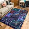 Cybernetic Scorpion Evolution Pattern Rug Floor Mat for Living Room or Bedroom Soft and Comfortable Carpet a Gift for Birthday and Holiday.