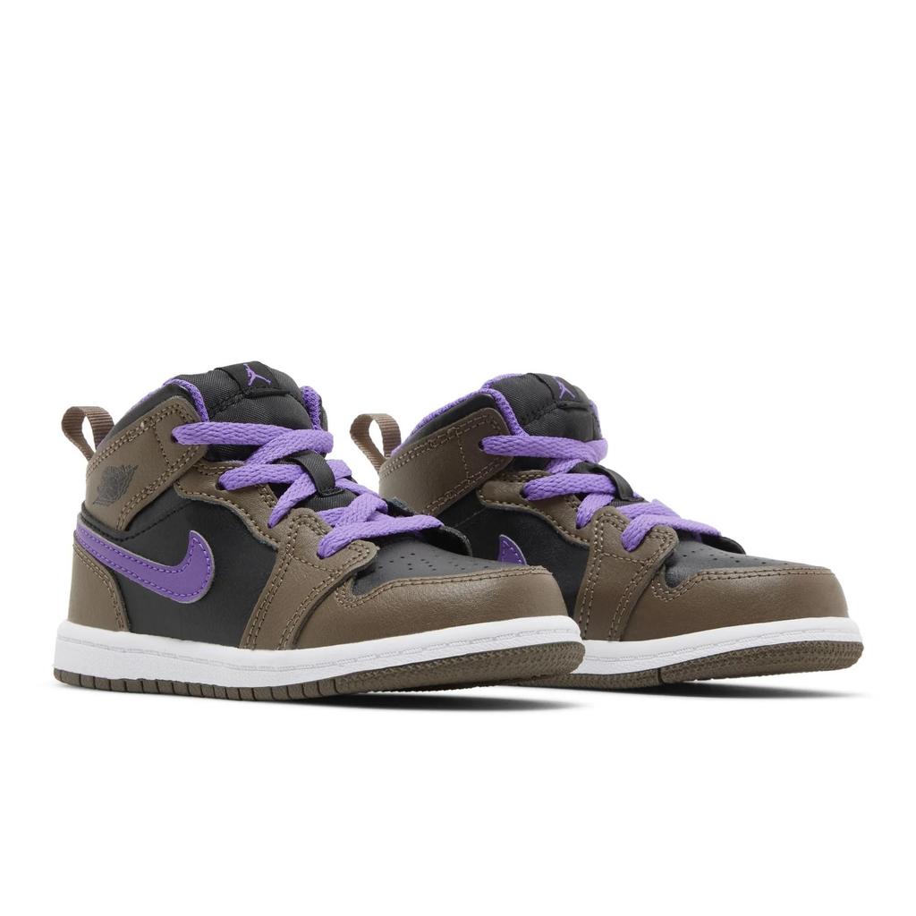 Air Jordan 1 Mid Toddler 'Palomino' (Unisex) Palomino / Wild Berry / White Toddler Shoes DQ8425 215