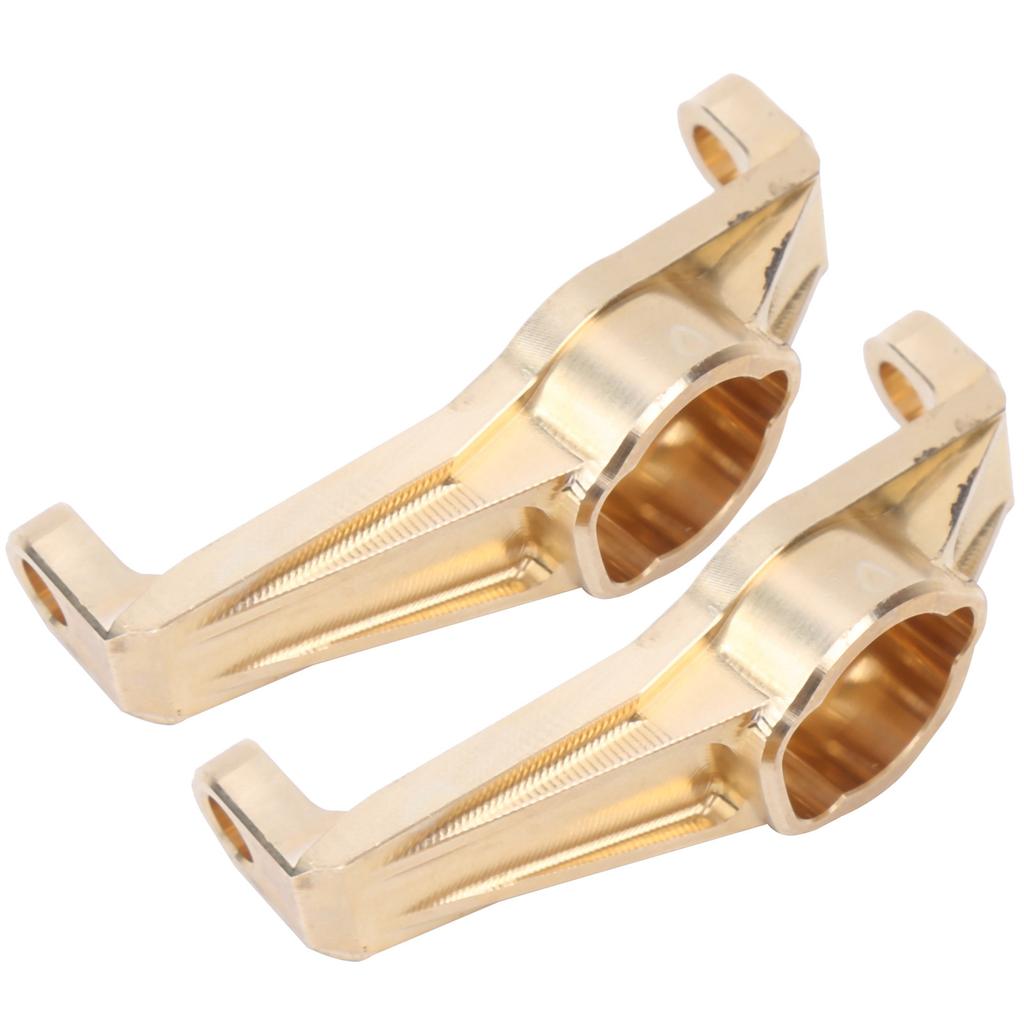1 Pair Front Hub Carrier Heavy Duty Brass RC Accessory for Traxxas 110 RC Counterweights